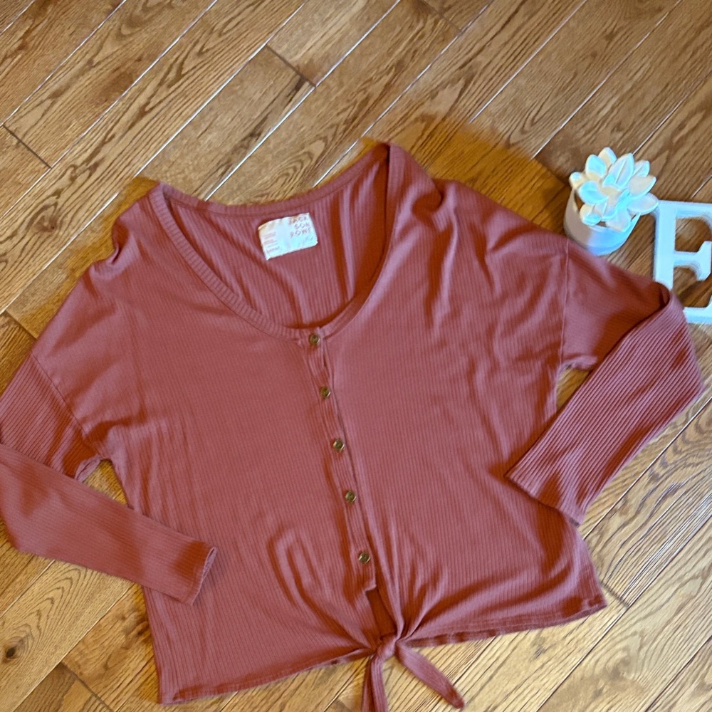 Jackson Rowe Rust Button-Down Shirt - Picture 4 of 5